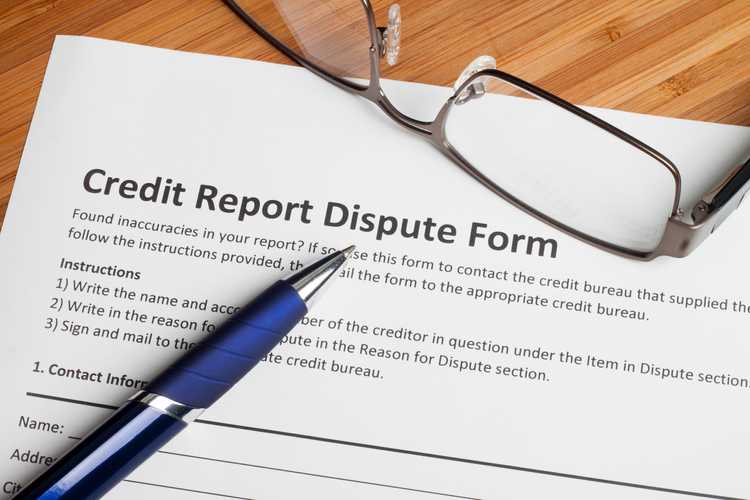 credit report dispute