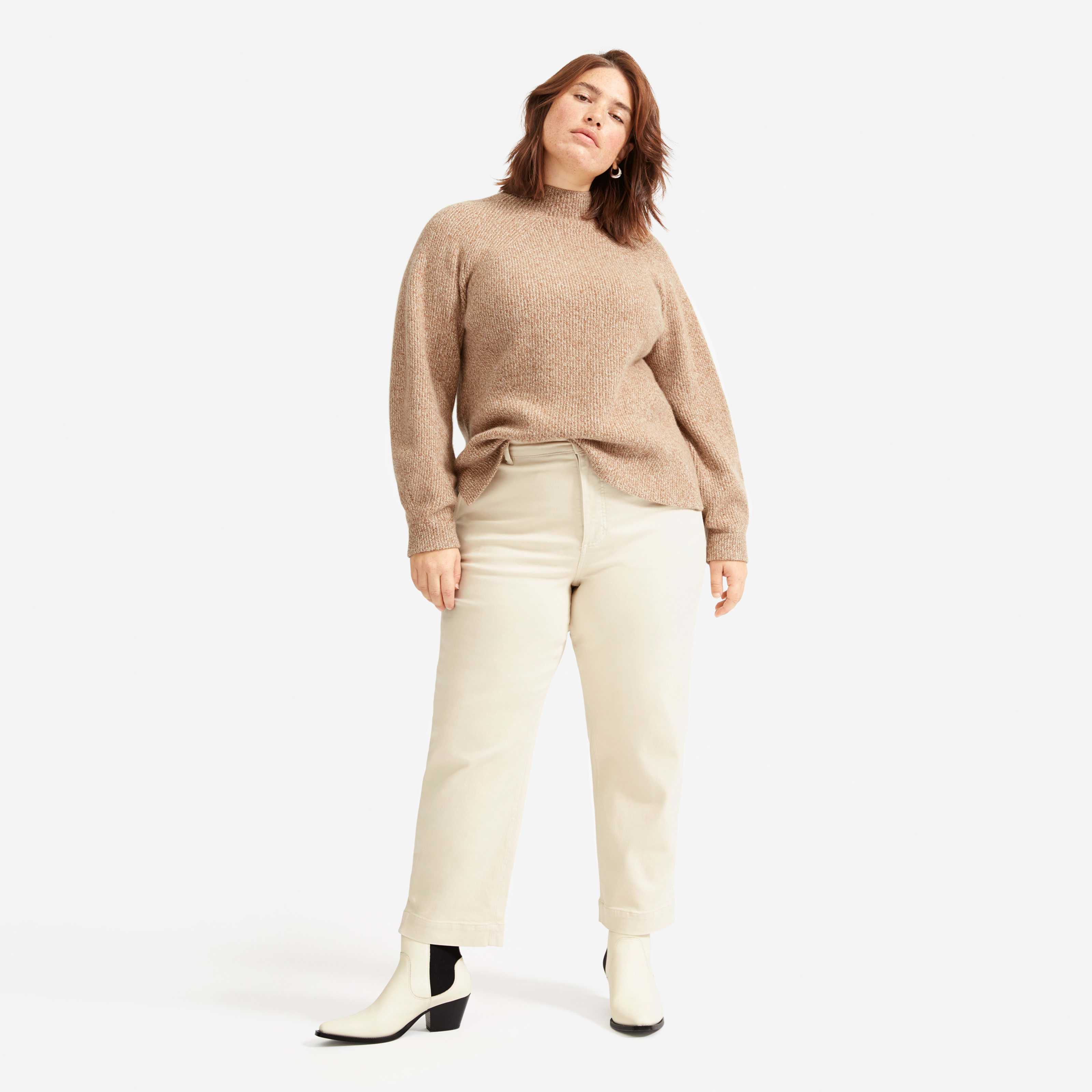 Women's Straight-Leg Crop by Everlane in Sandstone, Size 20