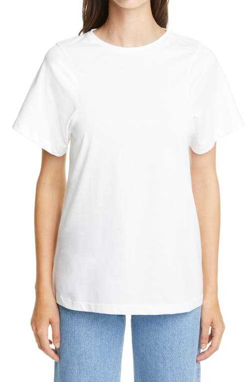 TOTEME Espera Organic Cotton T-Shirt in Off-White at Nordstrom, Size Large