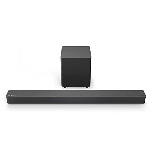 VIZIO M-Series 2.1 Sound Bar with Dolby Atmos and DTS:X, Wireless Subwoofer, M215a-J6 (HDMI)-Black