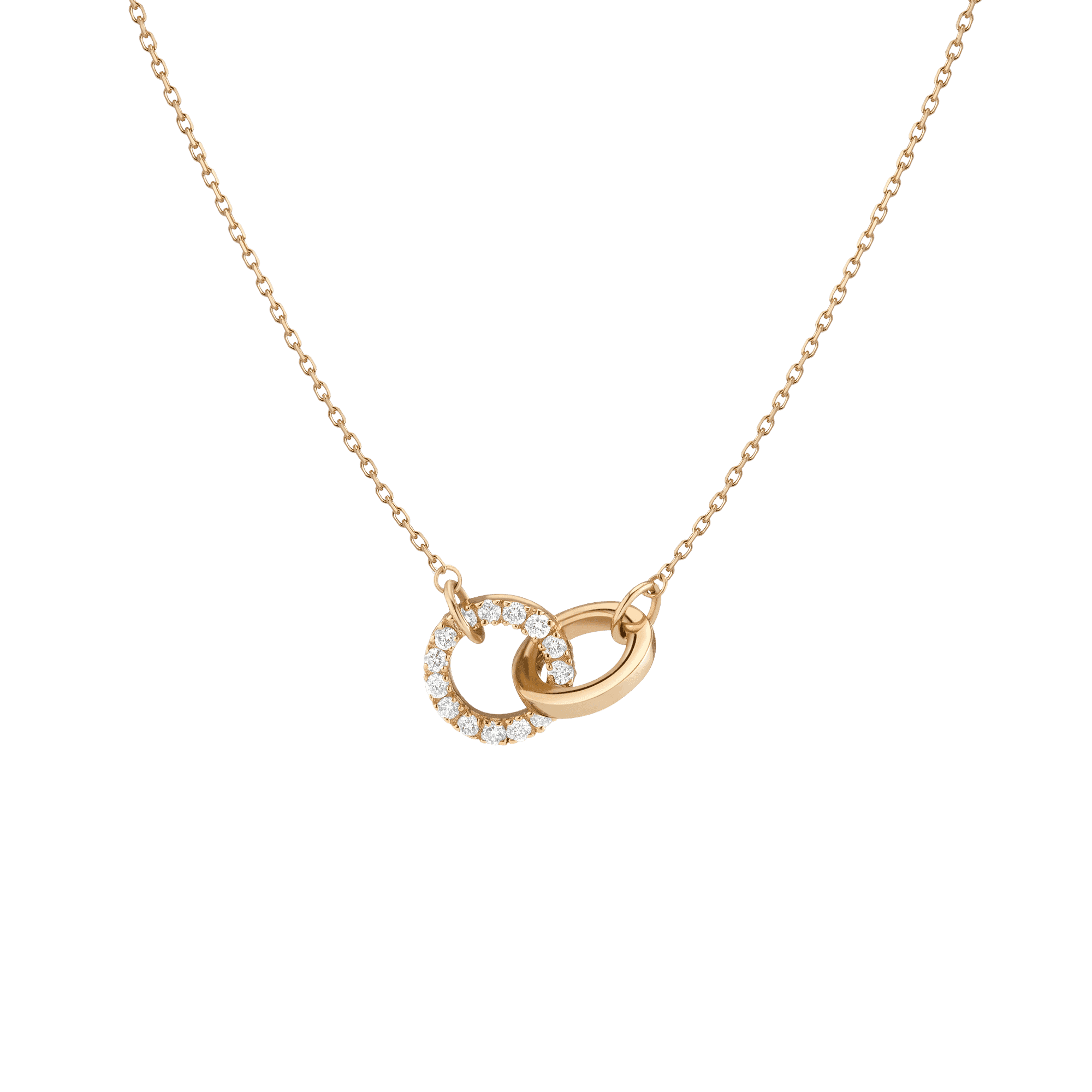 Aurate New York Diamond Connection Necklace, 14K Rose Gold