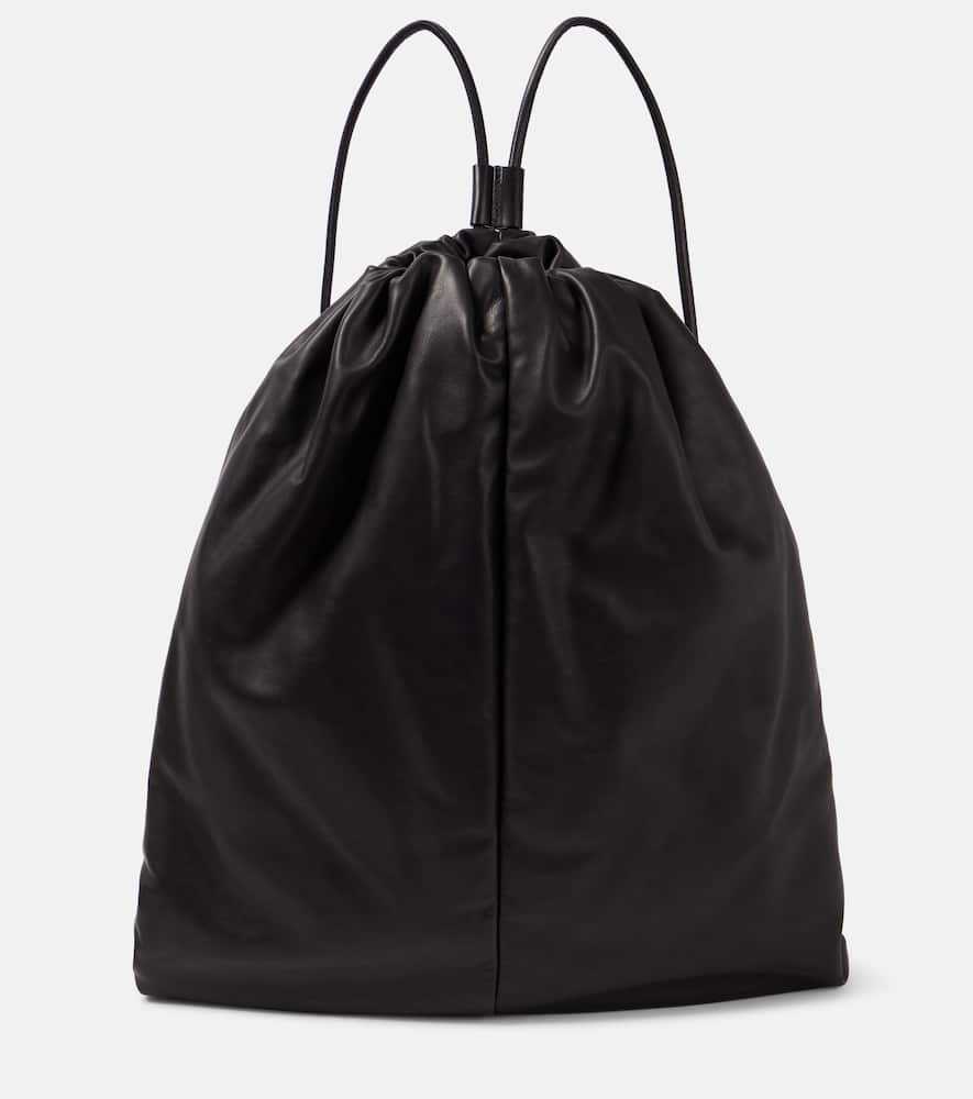 The Row Puffy Medium Leather Backpack