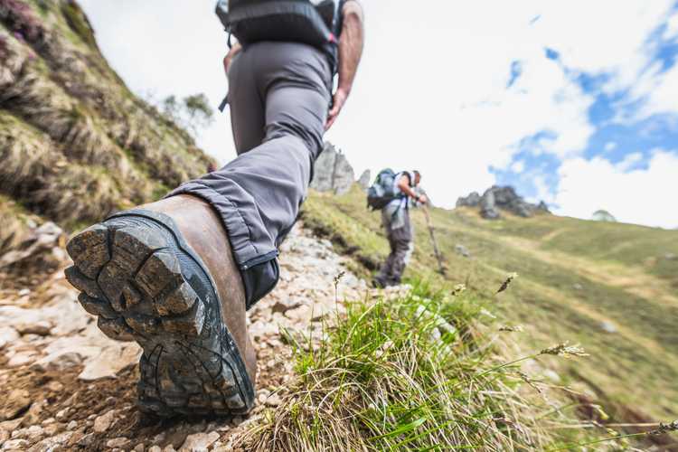 men hiking