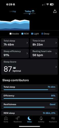 Sleep tracking